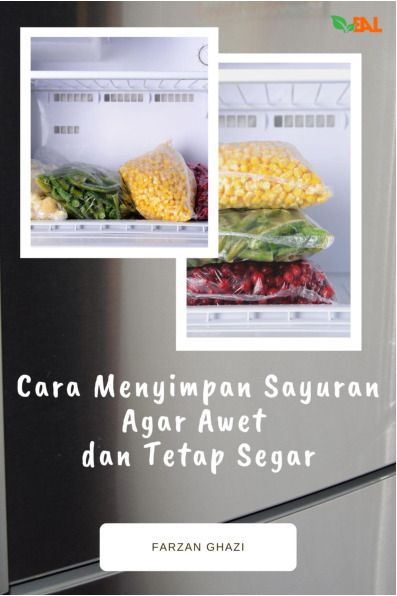 Sampul buku Cara Menyimpan Sayur...